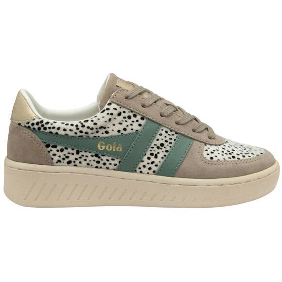 GOLA Shoes - NEW GOLA women's grandslam savannah sneakers in cheetah/feather grey/green mist